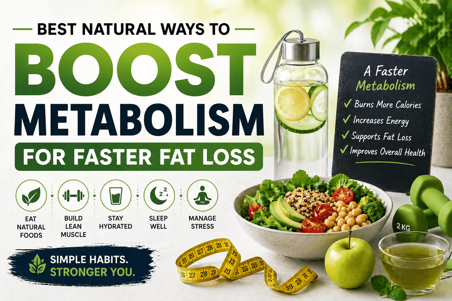 Best Natural Ways to Boost Metabolism for Faster Fat Loss