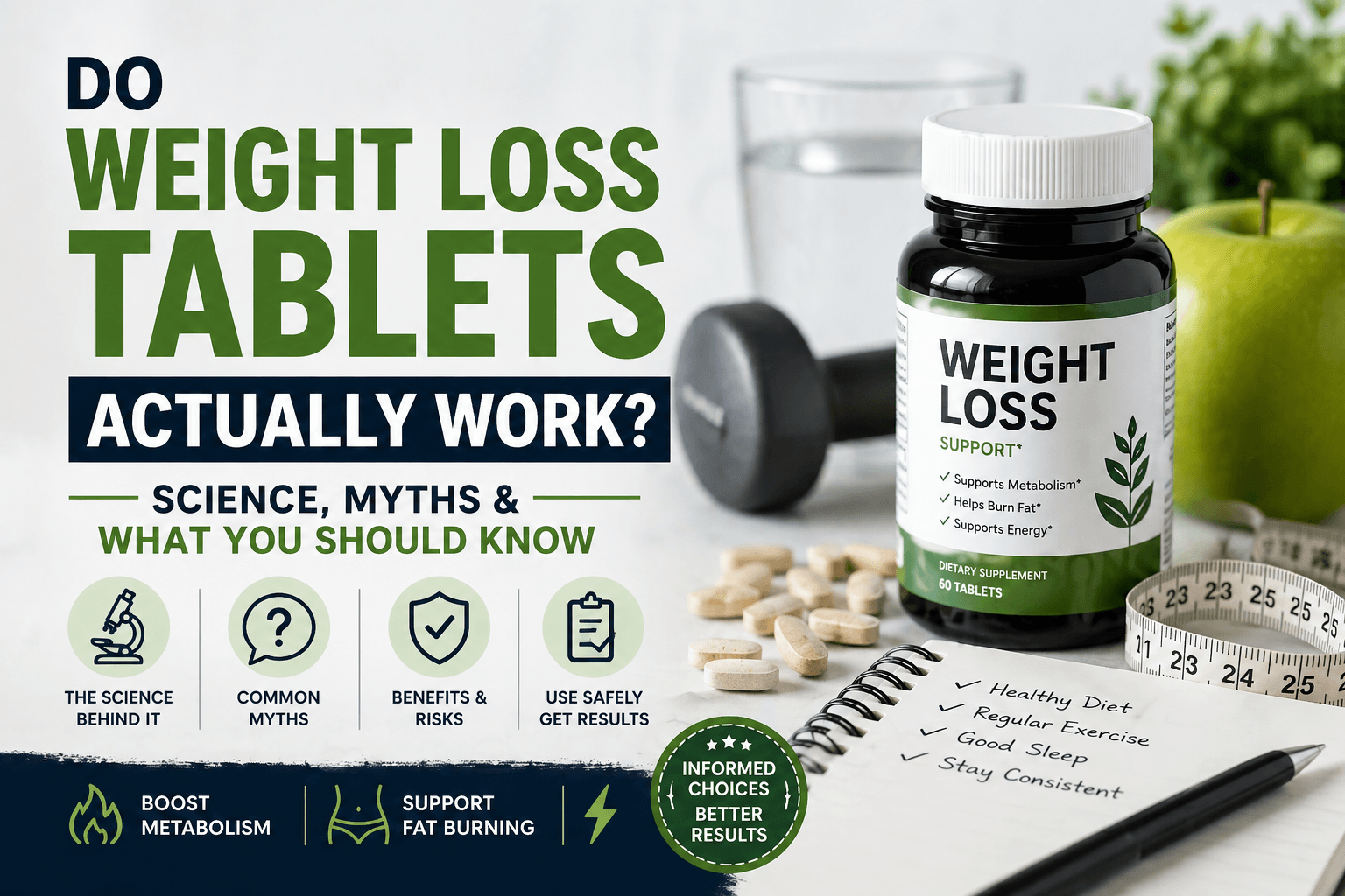 Do Weight Loss Tablets Actually Work Science, Myths & What You Should Know